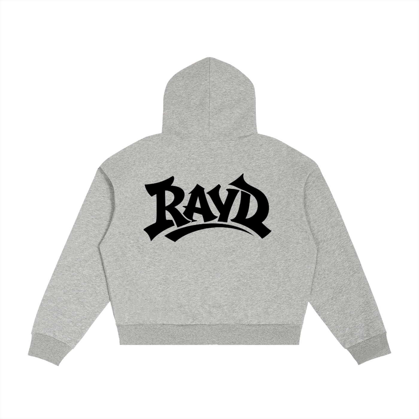 Rayd Plaid ZipUp Hoodie Grey
