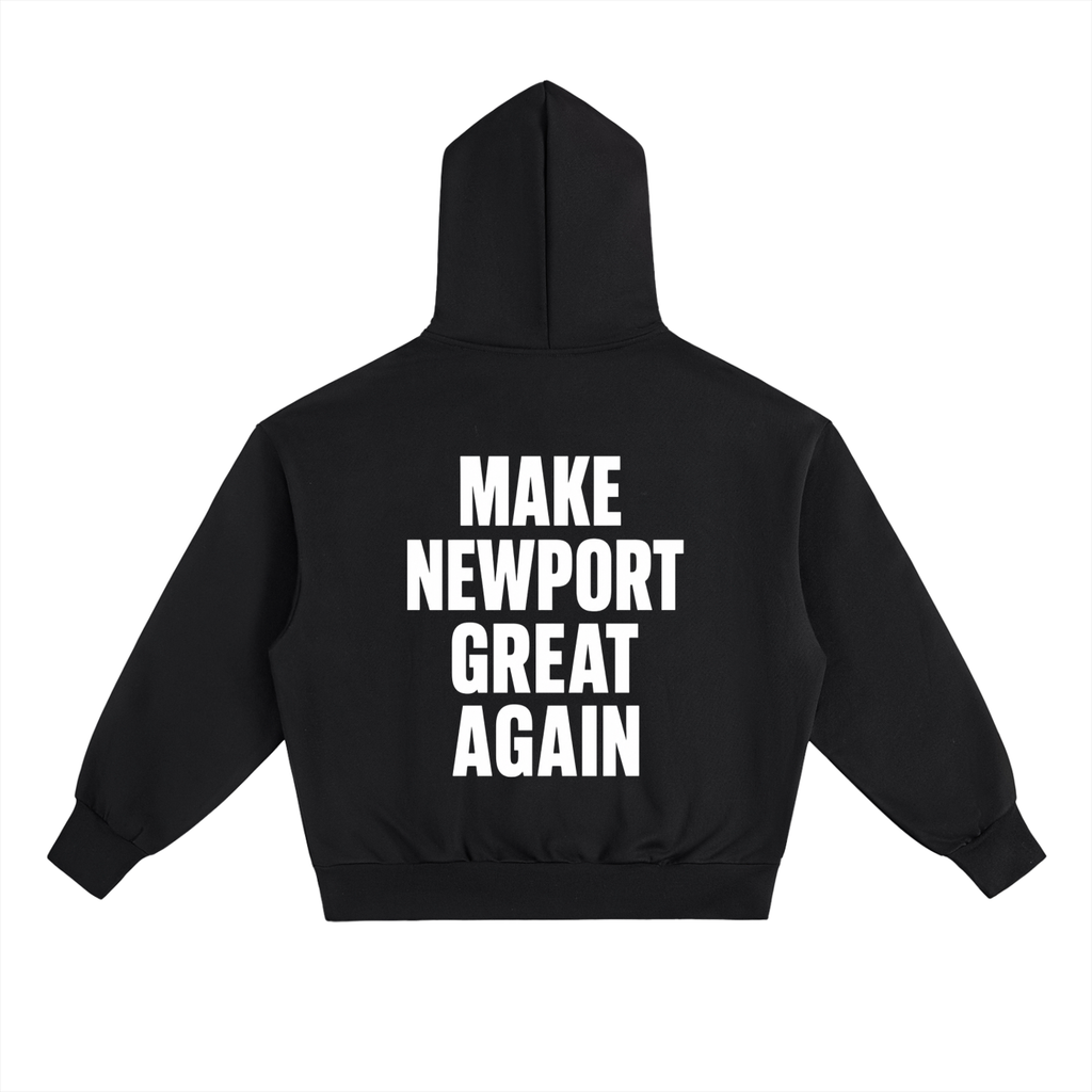 MAKE NEWPORT GREAT AGAIN Black Hoodie